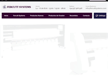 Tablet Screenshot of fercuttsystems.com